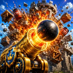 Royal Smash Knockdown: Cannon icon
